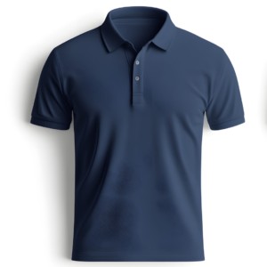 MosLuxarTrend Men’s Blue Solid Polo T-Shirt – Premium Cotton Blend