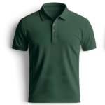 MosLuxarTrend Men’s Green Solid Polo T-Shirt – Premium Cotton Blend