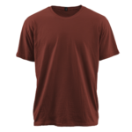 MosLuxarTrend Men’s Red Solid Crew T-Shirt – Premium Cotton Blend